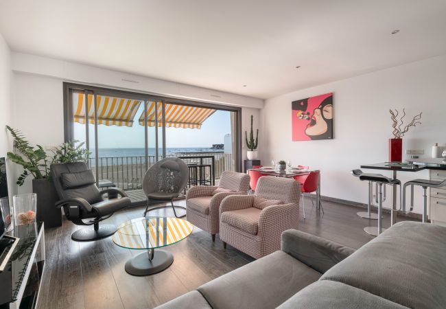 Apartamento en Le Pouliguen - Playa Nau, vista al mar, hermoso apartamento para 6 Apartamento en Le Pouliguen - Playa Nau, vista al mar, hermoso apartamento para 6