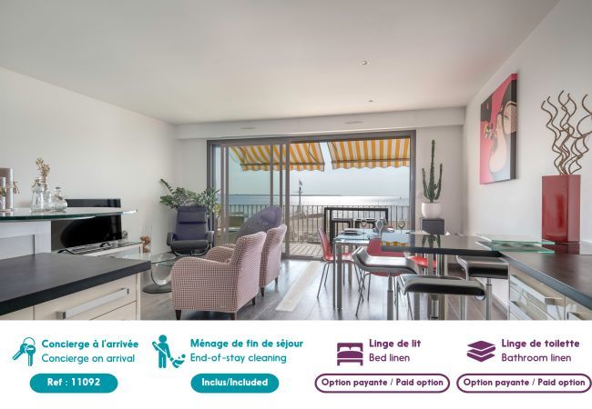 Apartamento en Le Pouliguen - Playa Nau, vista al mar, hermoso apartamento para 6 Apartamento en Le Pouliguen - Playa Nau, vista al mar, hermoso apartamento para 6