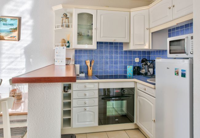 Apartamento en Fouesnant - A 400 m del mar, apartamento con terraza para 2 Apartamento en Fouesnant - A 400 m del mar, apartamento con terraza para 2