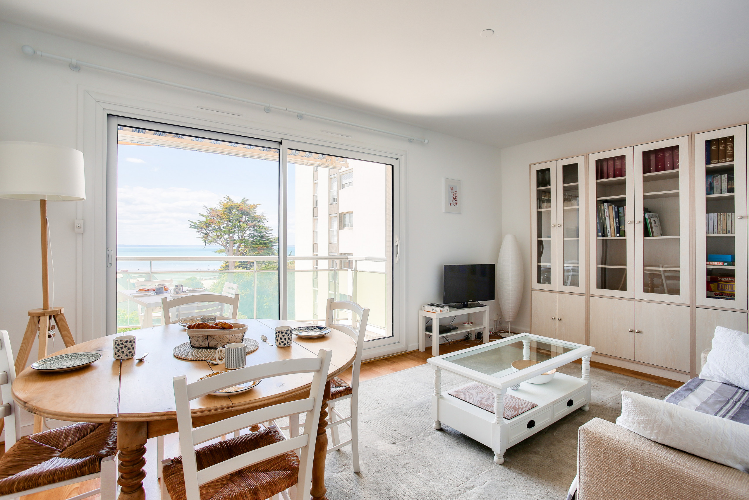 Apartamento en Pléneuf-Val-André -  Estancia con vistas al mar en Pléneuf-Val-André