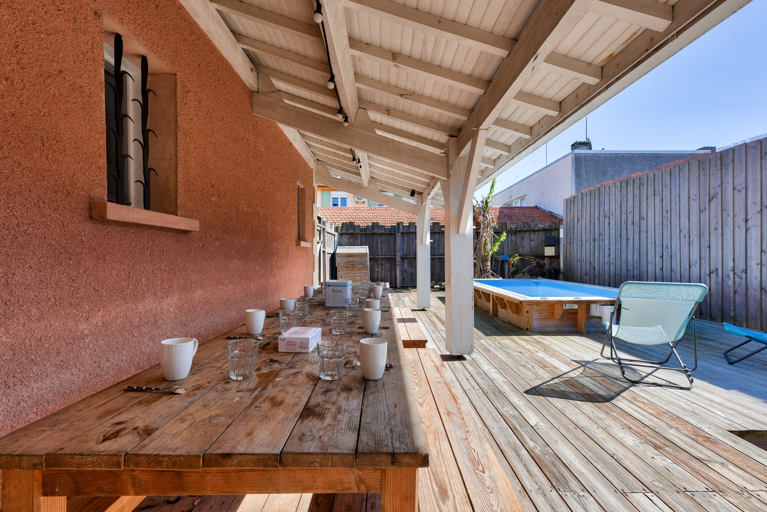 Casa en Arès - 950m de la playa - Casa para 10 con piscina