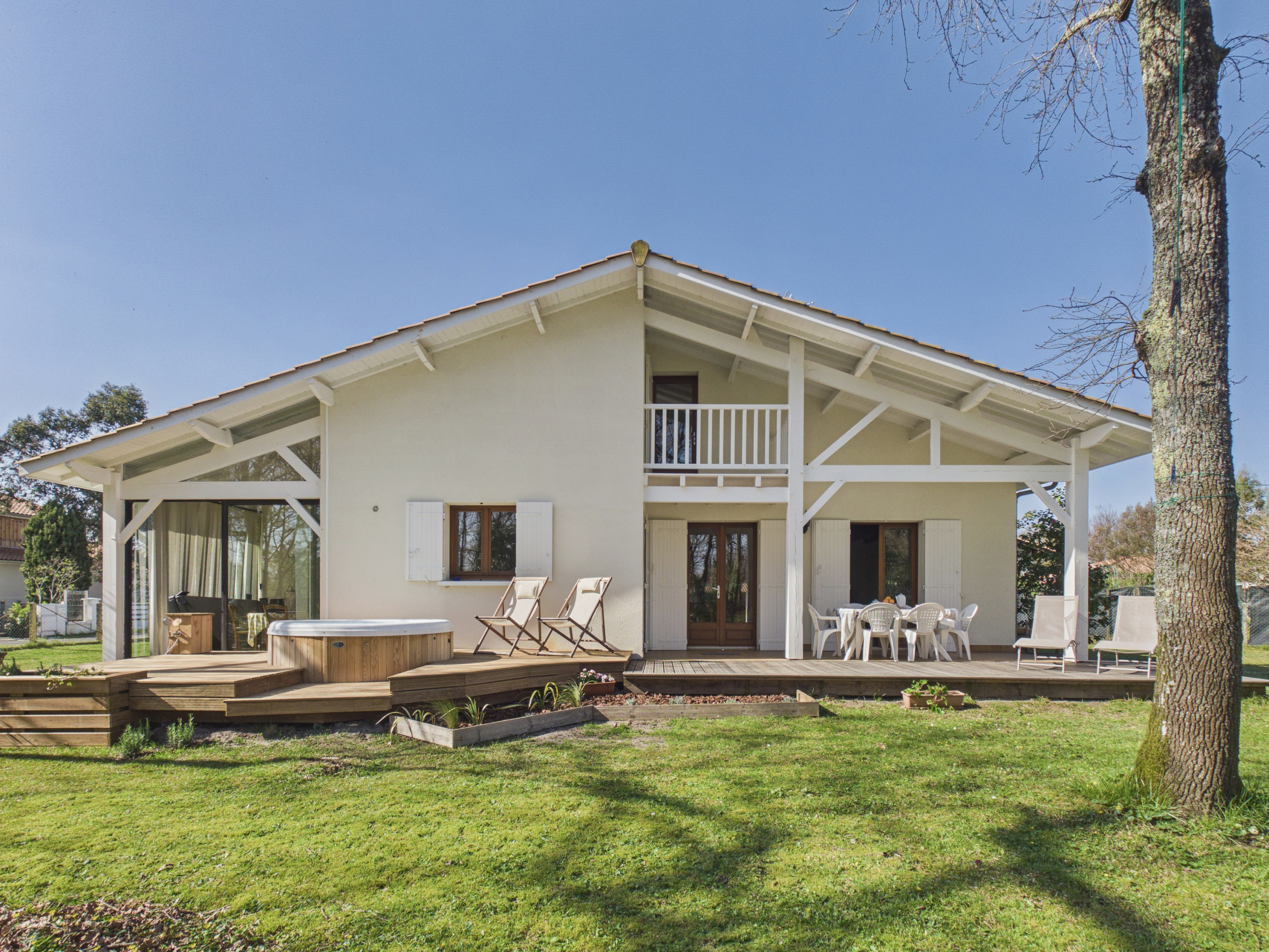 Casa en Lanton - Lanton - 700m de playa - Aire libre y Jacuzzi