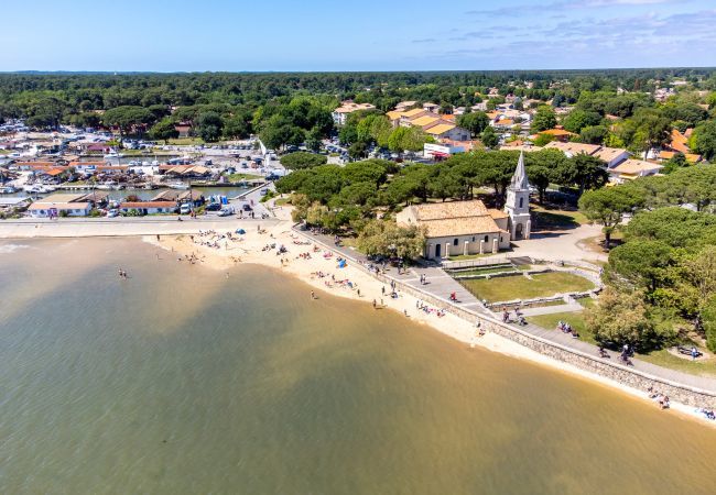 Casa en Andernos-les-Bains - A 350m de la playa Le Betey - Casa para 9 con piscina Casa en Andernos-les-Bains - A 350m de la playa Le Betey - Casa para 9 con piscina