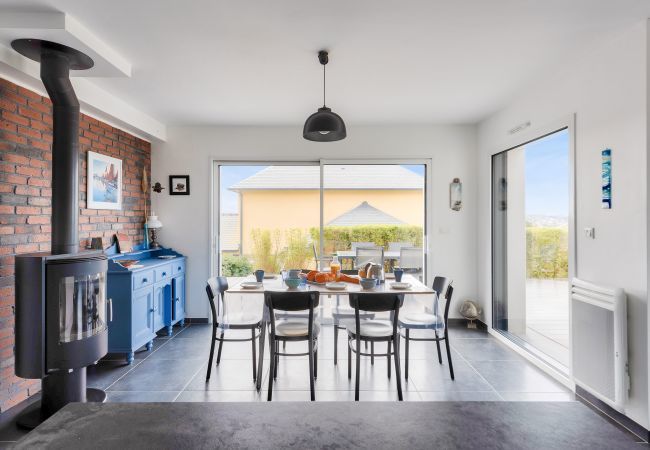 Casa en Erquy - Vista al mar - Casa nueva con jardín para 6