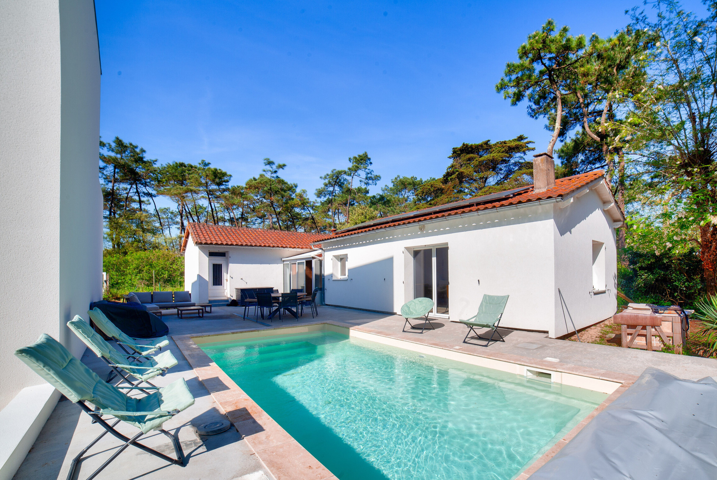 Casa en L'Aiguillon-la-Presqu'île - Piscina y acceso a una reserva natural