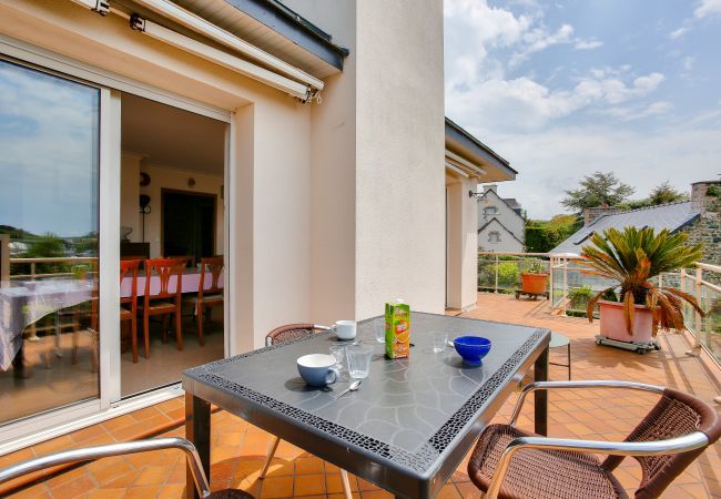 Casa en Pléneuf-Val-André - Casa con vista al puerto – para 4 adultos y 4 niños