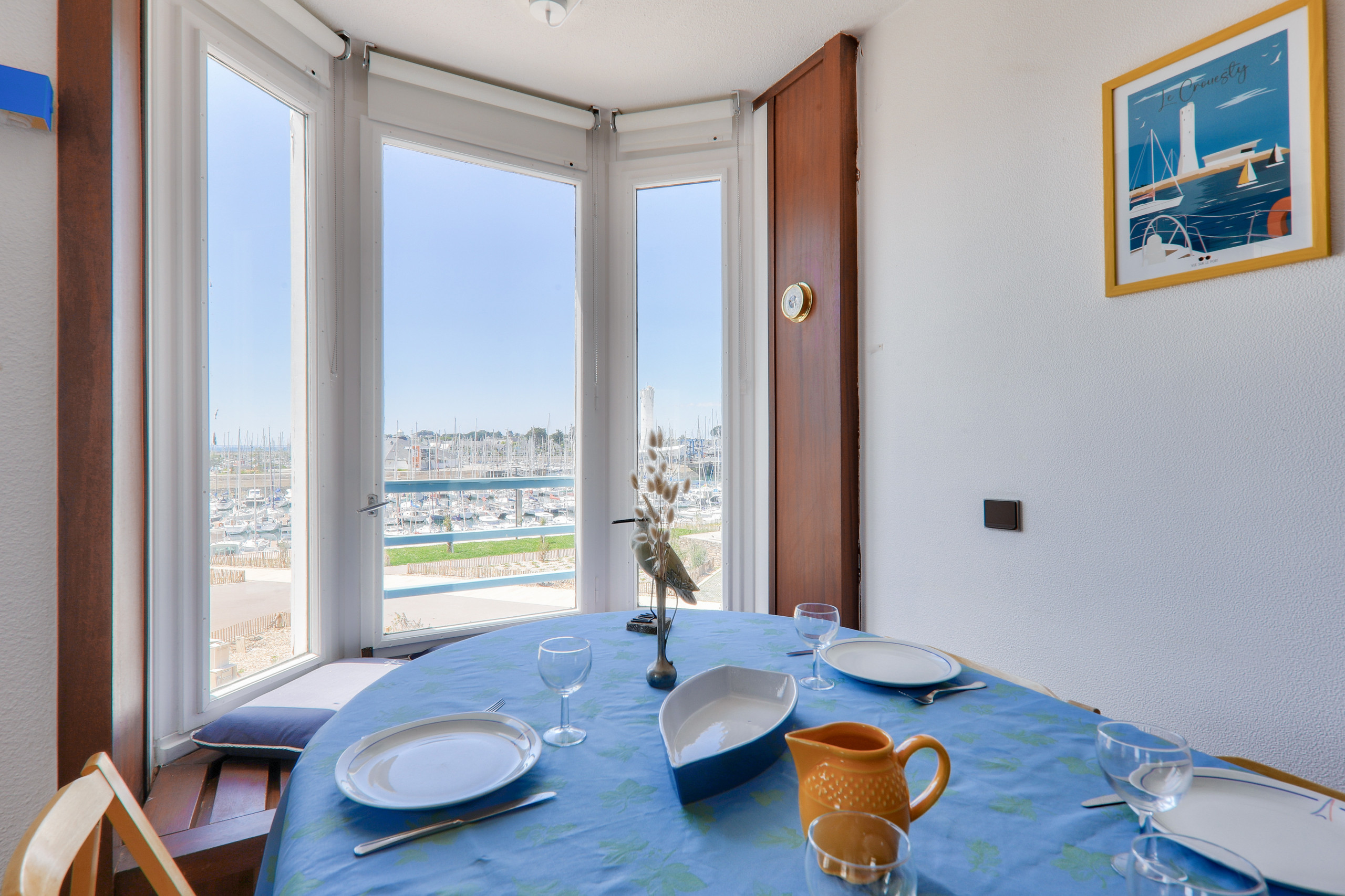 Apartamento en Arzon - Vista del puerto de Crouesty, piso para 5