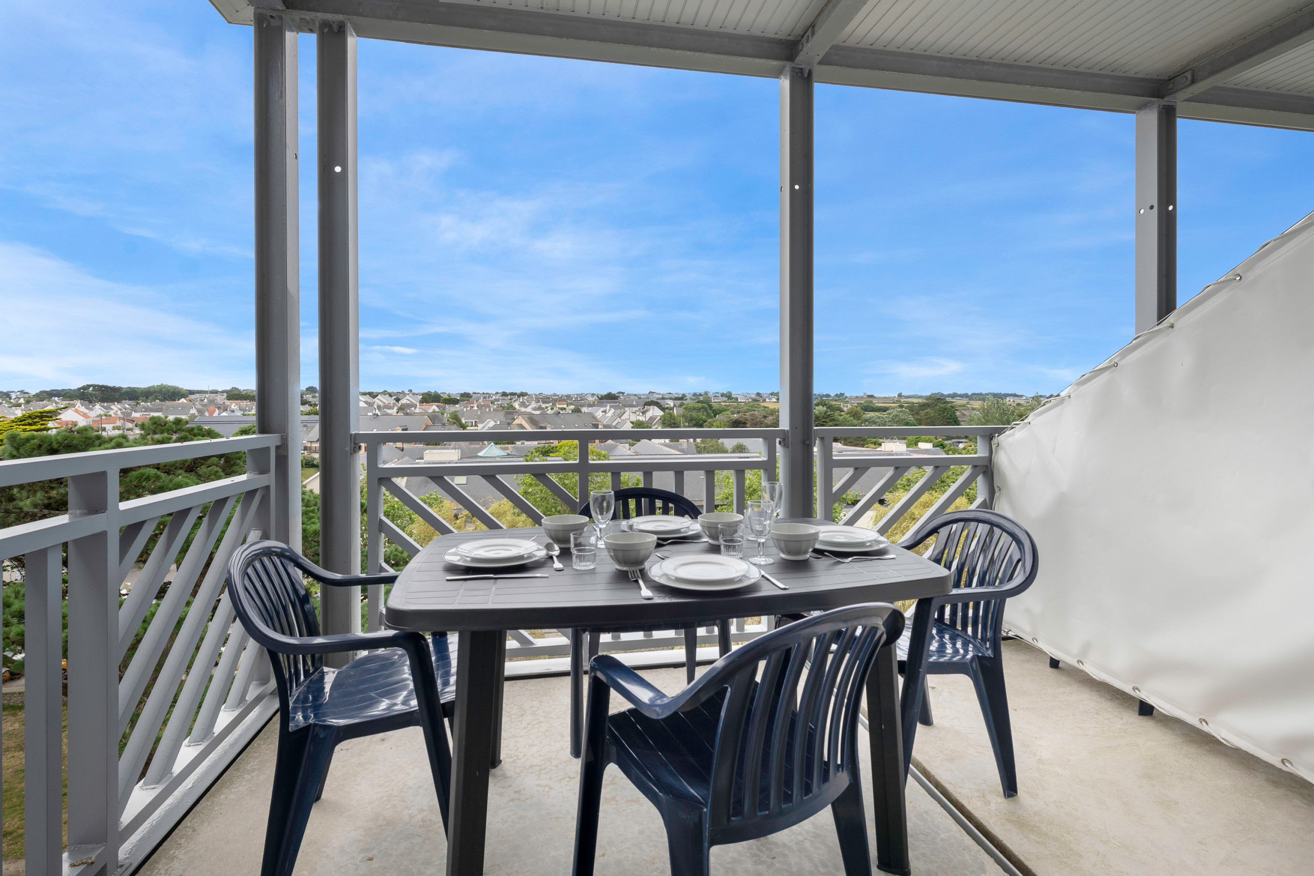 Apartamento en Le Croisic - Dúplex con balcón, piscina y acceso a la playa