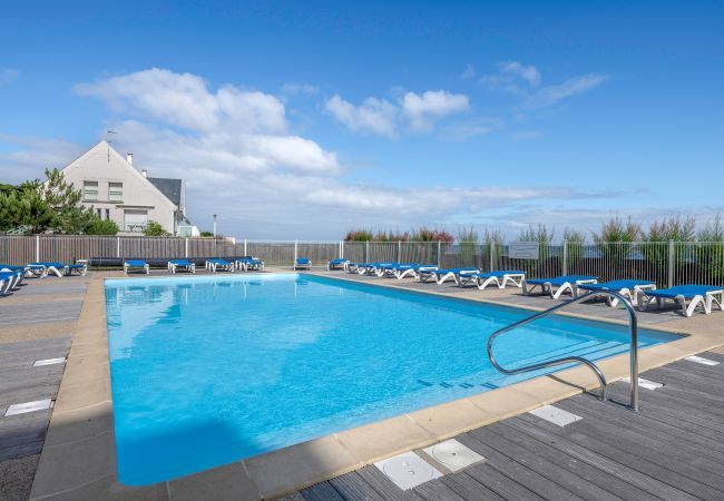 Apartamento en Le Croisic - Dúplex con balcón, piscina y acceso a la playa Apartamento en Le Croisic - Dúplex con balcón, piscina y acceso a la playa