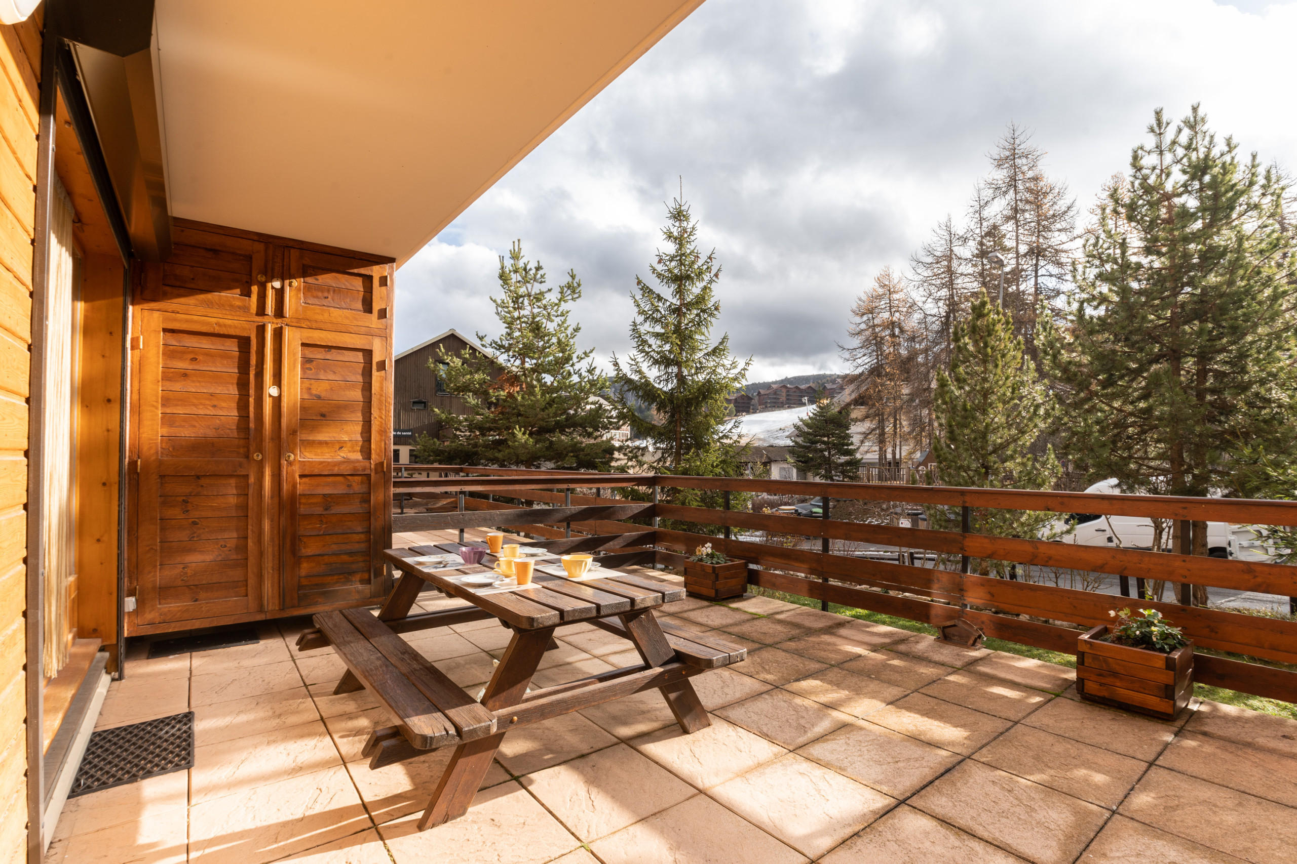 Apartamento en Le Dévoluy - La Joue du Loup, piso para 4 con terraza