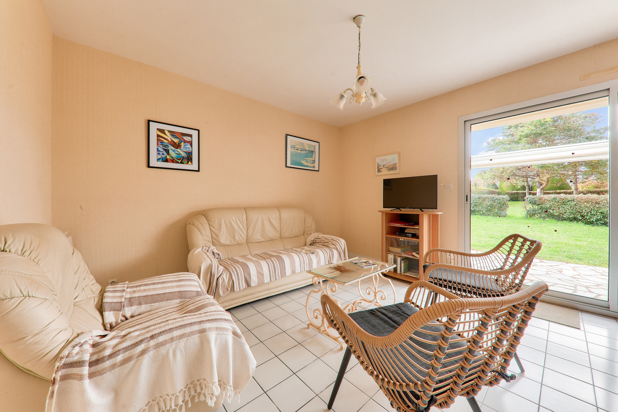 Casa en Arzon - Arzon, casa y gran jardín para 6 personas