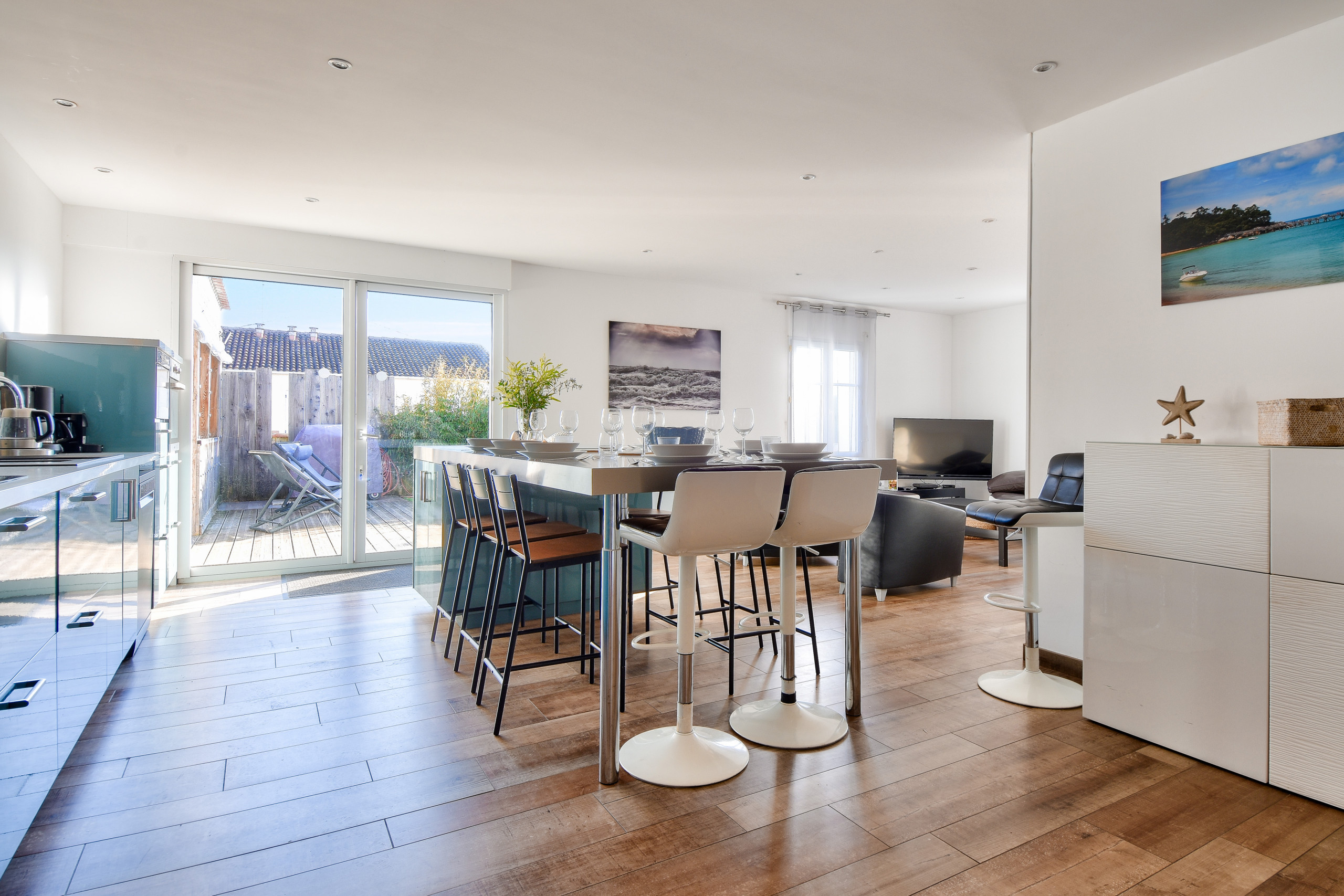 Casa en La Guérinière - 300m de la playa - Casa con jardín para 12