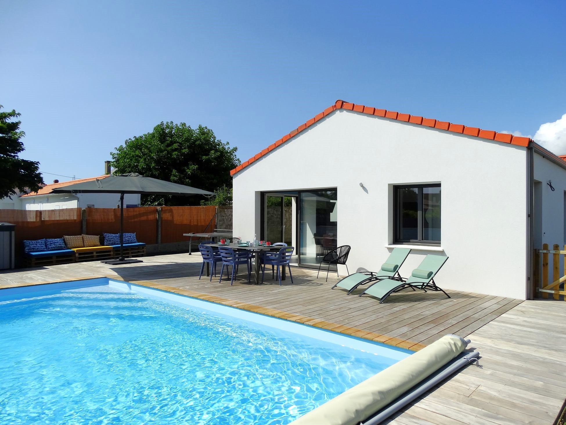 Casa en Saint-Hilaire-de-Riez - Casa 6 con piscina climatizada en St-Hilaire