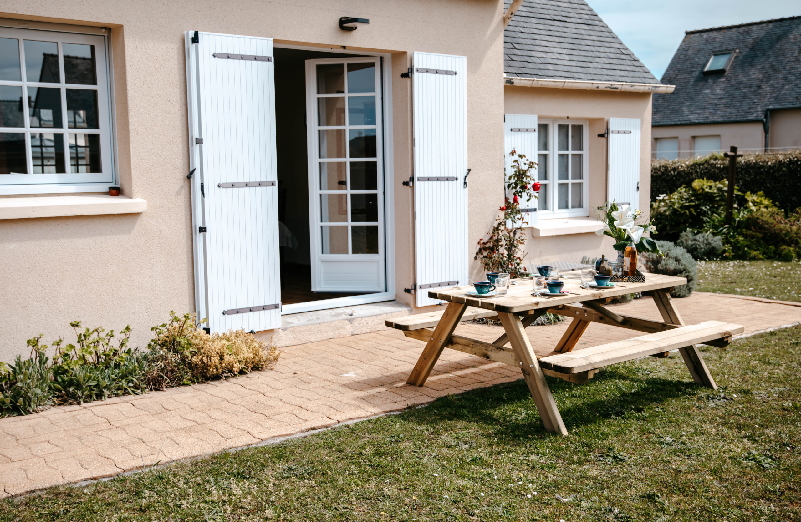 Casa en Plounéour-Trez - Casa para 6 a 200m del mar en Plounéour Trez