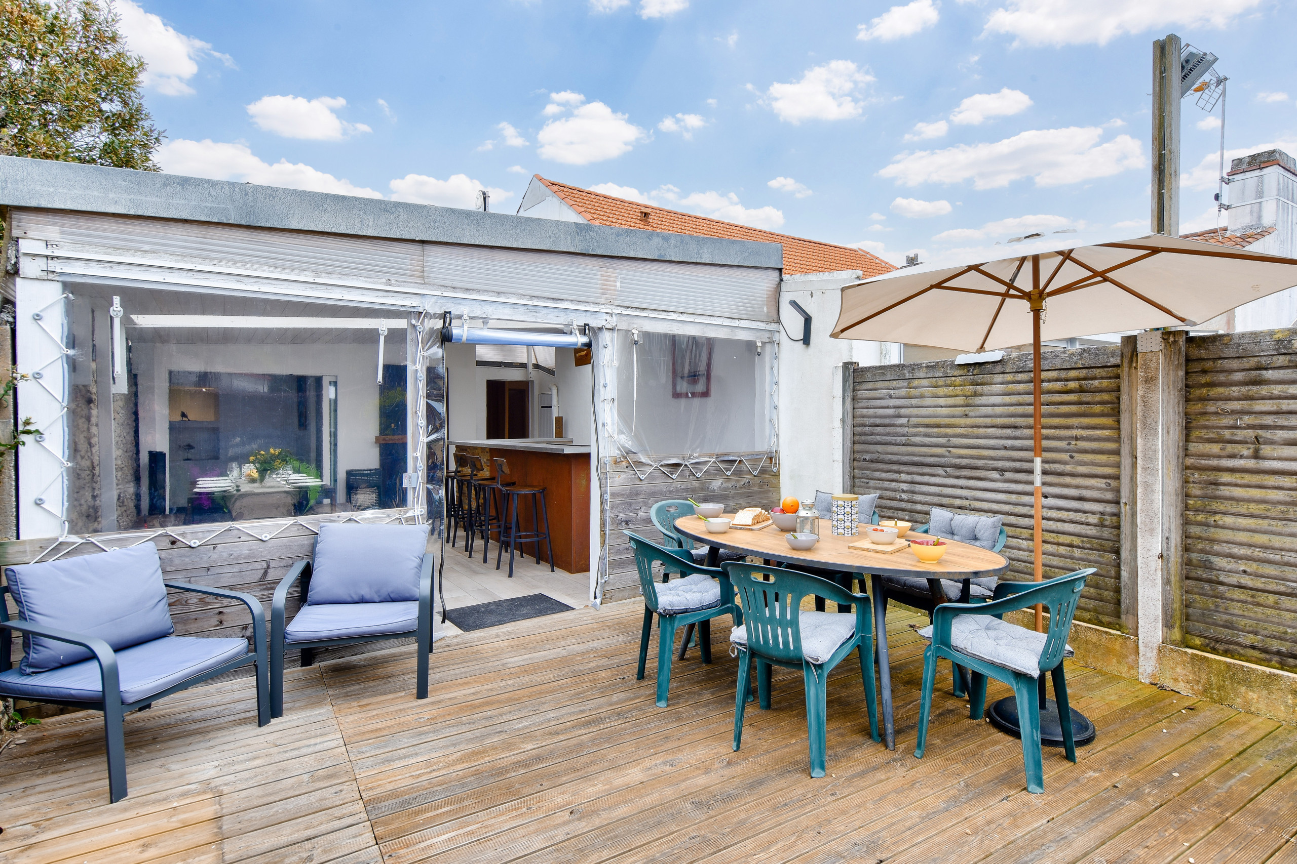 Casa en Barbâtre - Casa con jardín para 8 a 550m de la playa