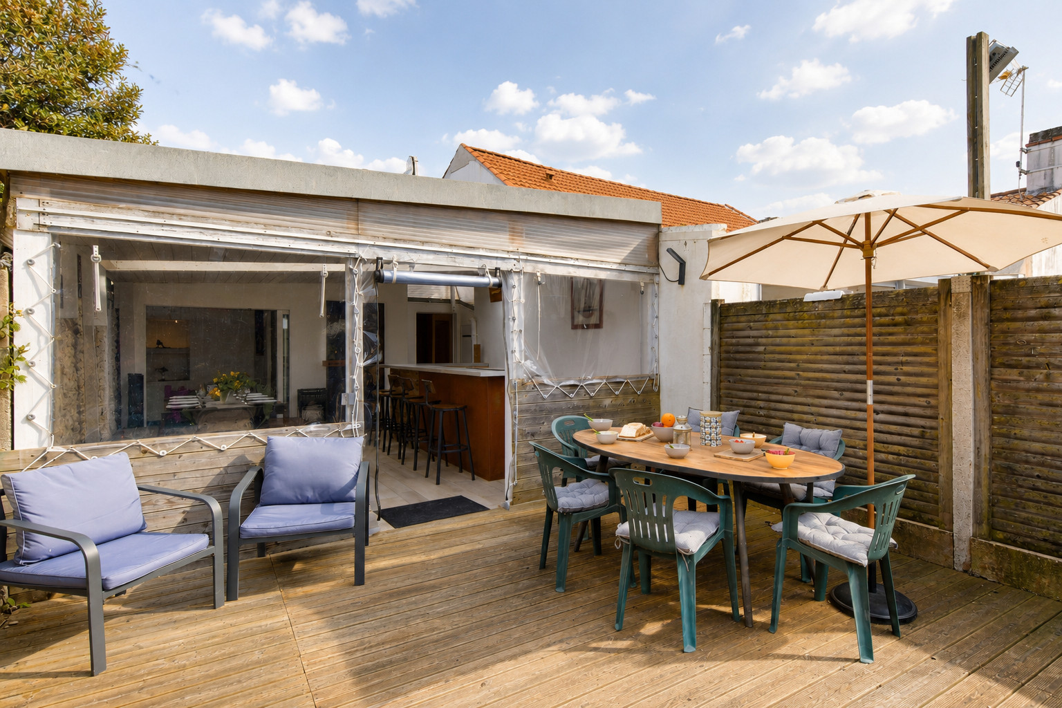 Casa en Barbâtre - Casa con jardín para 8 a 550m de la playa