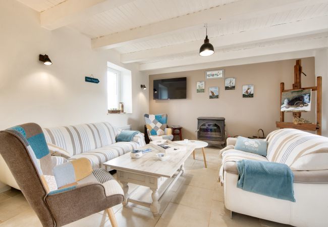 Casa en Saint-Frégant - Casa para 6 con jardín, terraza y juegos