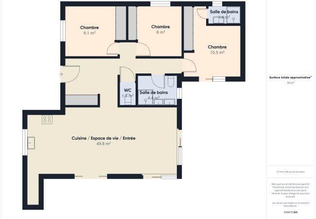 Casa en Saint-Vincent-sur-Jard - Piscina climatizada, 750 m playa, 4 adultos - 4 ninos Casa en Saint-Vincent-sur-Jard - Piscina climatizada, 750 m playa, 4 adultos - 4 ninos