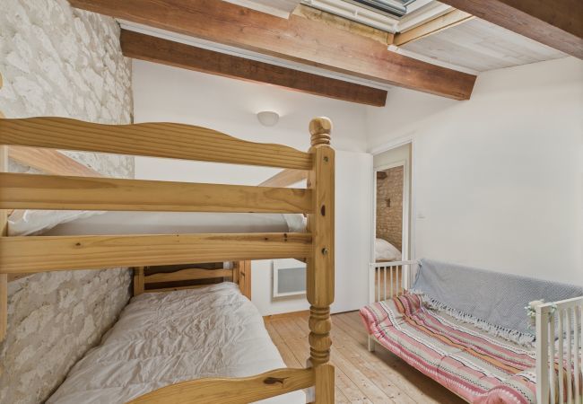 Casa en Saint-Vincent-sur-Jard - Auténtica casa de piedra para 7 personas con jardín Casa en Saint-Vincent-sur-Jard - Auténtica casa de piedra para 7 personas con jardín