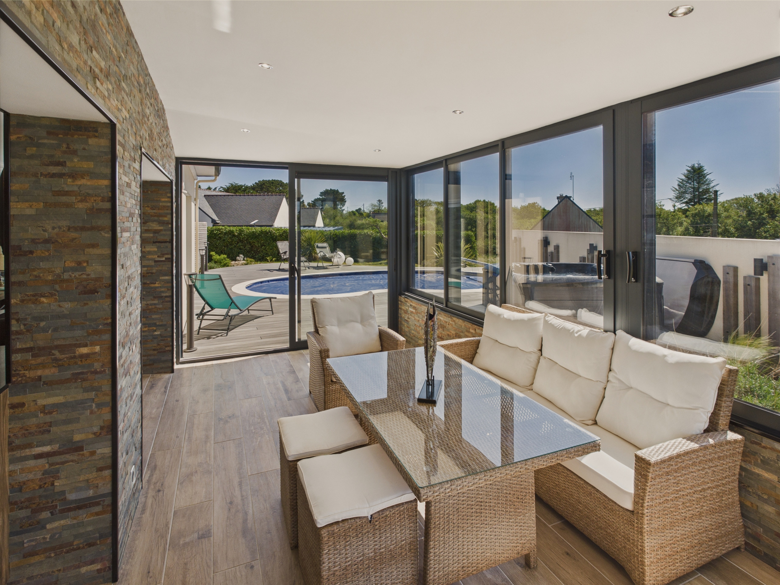 Casa en Penmarch - Piscina, jacuzzi y amplia terraza para 7 personas