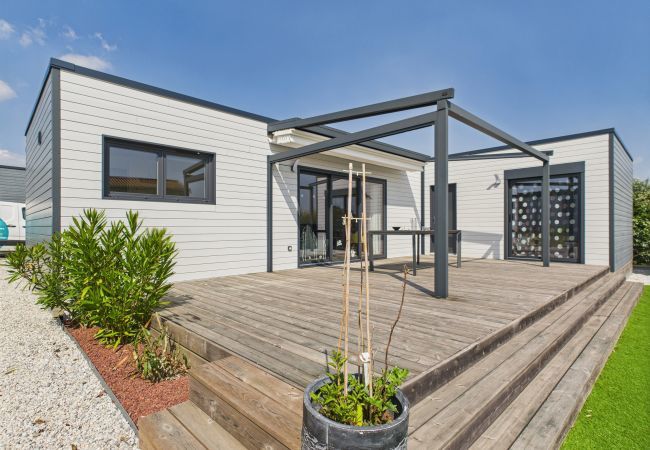 Chalet en Bretignolles-sur-Mer - Chalet para 6 - Piscina climatizada - Terraza Chalet en Bretignolles-sur-Mer - Chalet para 6 - Piscina climatizada - Terraza