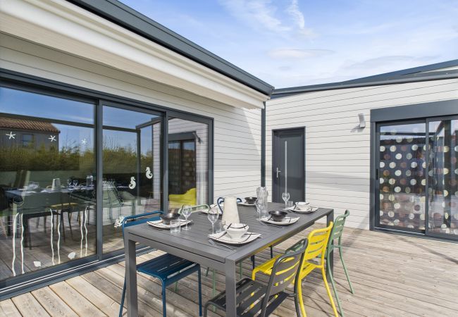 Chalet en Bretignolles-sur-Mer - Chalet para 6 - Piscina climatizada - Terraza Chalet en Bretignolles-sur-Mer - Chalet para 6 - Piscina climatizada - Terraza