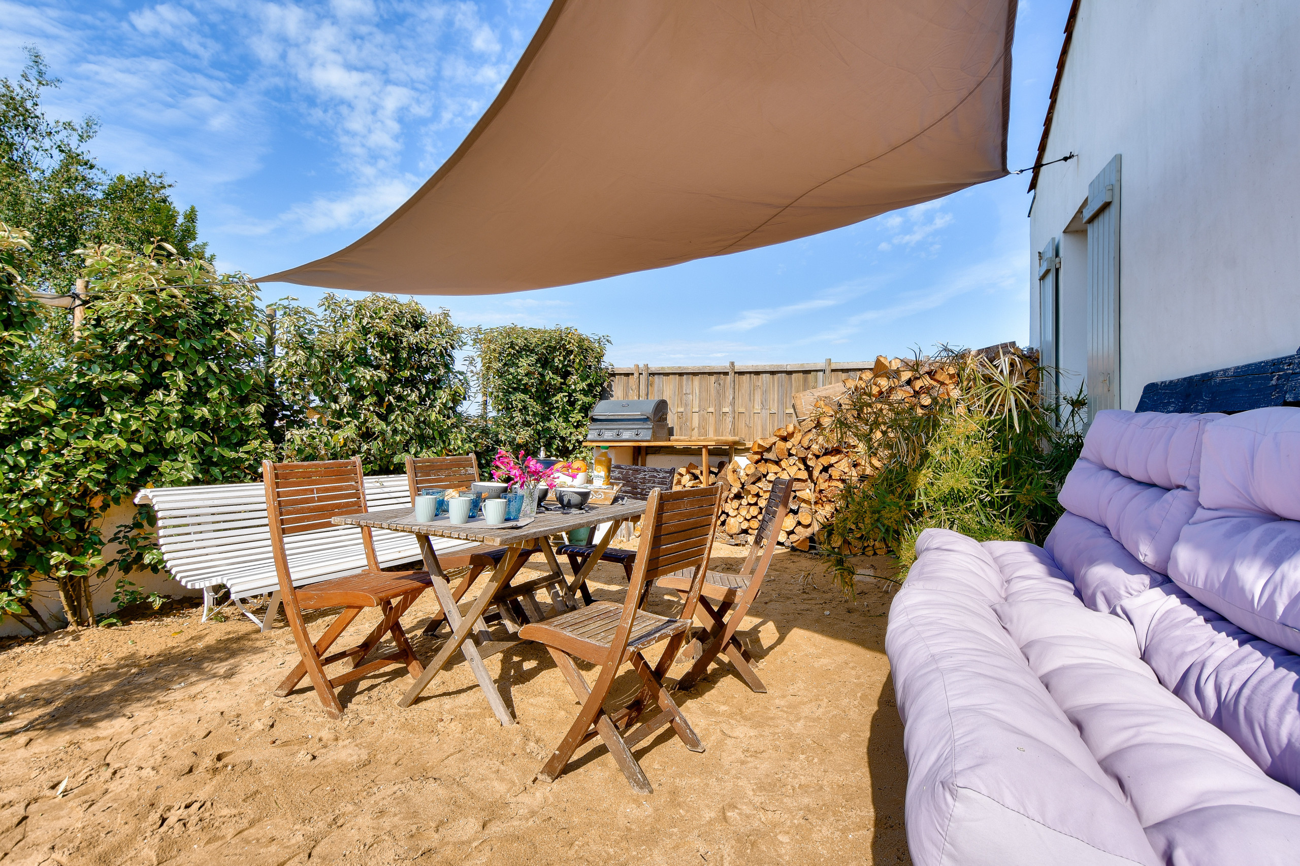 Casa en Noirmoutier-en-l´Ile - Casa para 6 en Noirmoutier - jardín - terraza