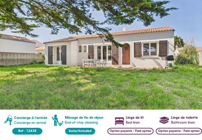 Casa en Bretignolles-sur-Mer - Jardín, a 800m de la playa, casa para 6 Casa en Bretignolles-sur-Mer - Jardín, a 800m de la playa, casa para 6