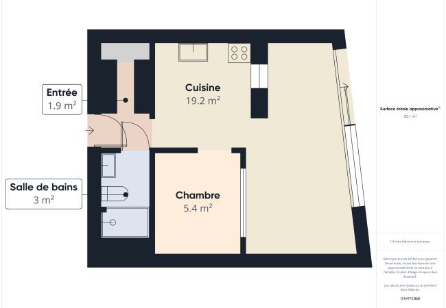 Apartamento en Les Sables-d´Olonne - Vistas al mar – Apartamento para 2 adultos y 2 niños Apartamento en Les Sables-d´Olonne - Vistas al mar – Apartamento para 2 adultos y 2 niños