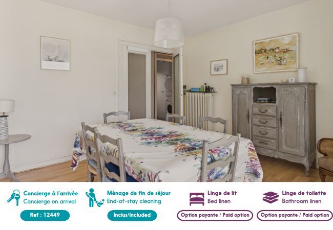 Apartamento en Pornichet - Vistas al mar – Apartamento para 4 – Gran balcón Apartamento en Pornichet - Vistas al mar – Apartamento para 4 – Gran balcón