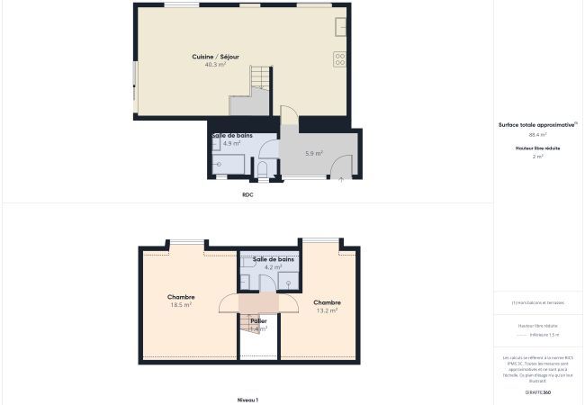 Casa en Fouesnant - Gran jardín y terraza – 4 adultos y 1 niño Casa en Fouesnant - Gran jardín y terraza – 4 adultos y 1 niño