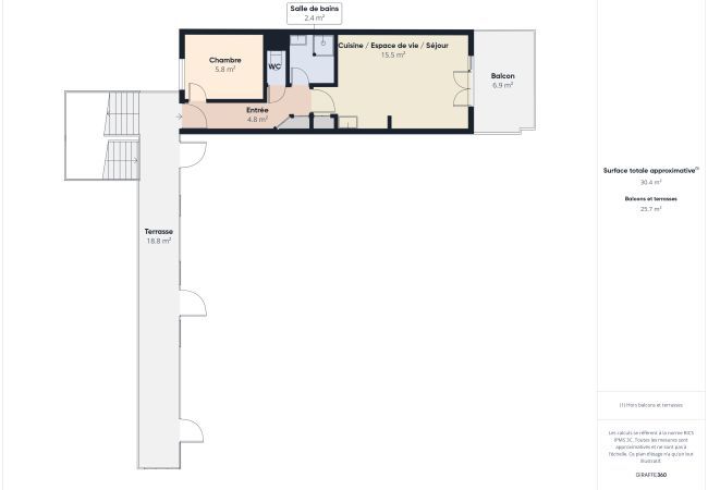 Apartamento en Arzon - Frente al puerto – 400 m de la playa – Apart para 2 Apartamento en Arzon - Frente al puerto – 400 m de la playa – Apart para 2
