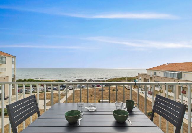 Apartamento en Saint-Hilaire-de-Riez - Frente al mar – Apartamento para 4 con balcón Apartamento en Saint-Hilaire-de-Riez - Frente al mar – Apartamento para 4 con balcón