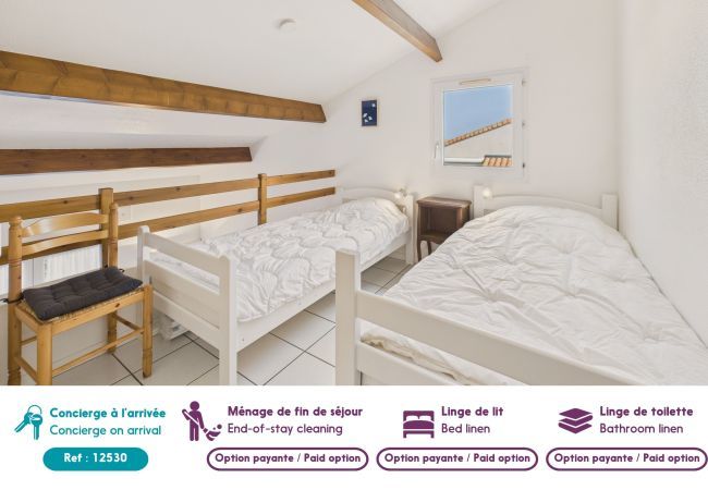 Casa en Saint-Vincent-sur-Jard - Estancia para 5 con piscina compartida y terraza Casa en Saint-Vincent-sur-Jard - Estancia para 5 con piscina compartida y terraza