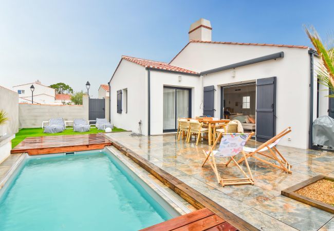 Casa en Noirmoutier-en-l´Ile - Piscina climatizada – Casa para 6 adultos  2 niños