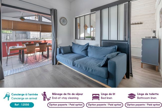 Casa en Saint-Michel-Chef-Chef - A 800 m de la playa, jardín, 4 adultos 1 niño Casa en Saint-Michel-Chef-Chef - A 800 m de la playa, jardín, 4 adultos 1 niño