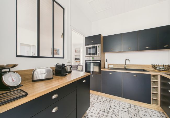 Casa en Saint-Michel-Chef-Chef - Casa a 50m del mar, para 8 adultos y 3 niños