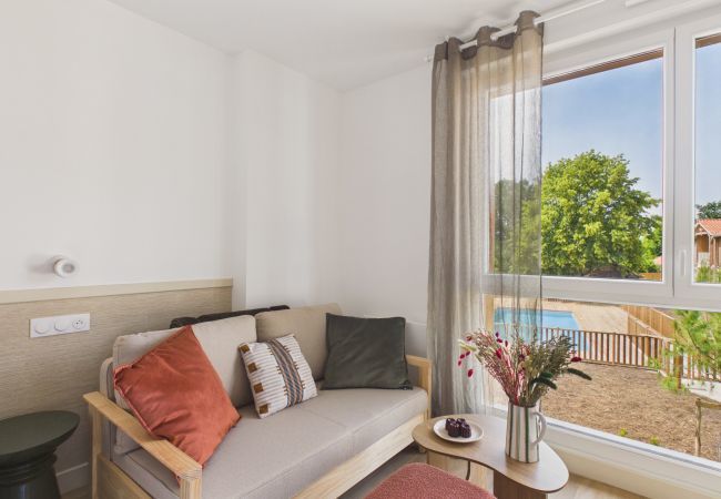 Estudio en Biscarrosse - La Houle - estudio para 3 personas - piscina común