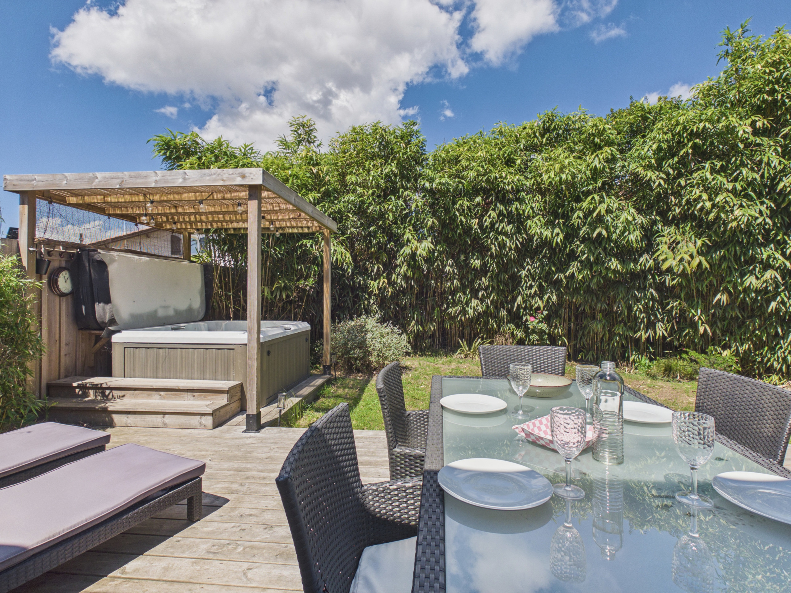 Casa en Andernos-les-Bains - Casa con jacuzzi y gran jardín – 6 personas