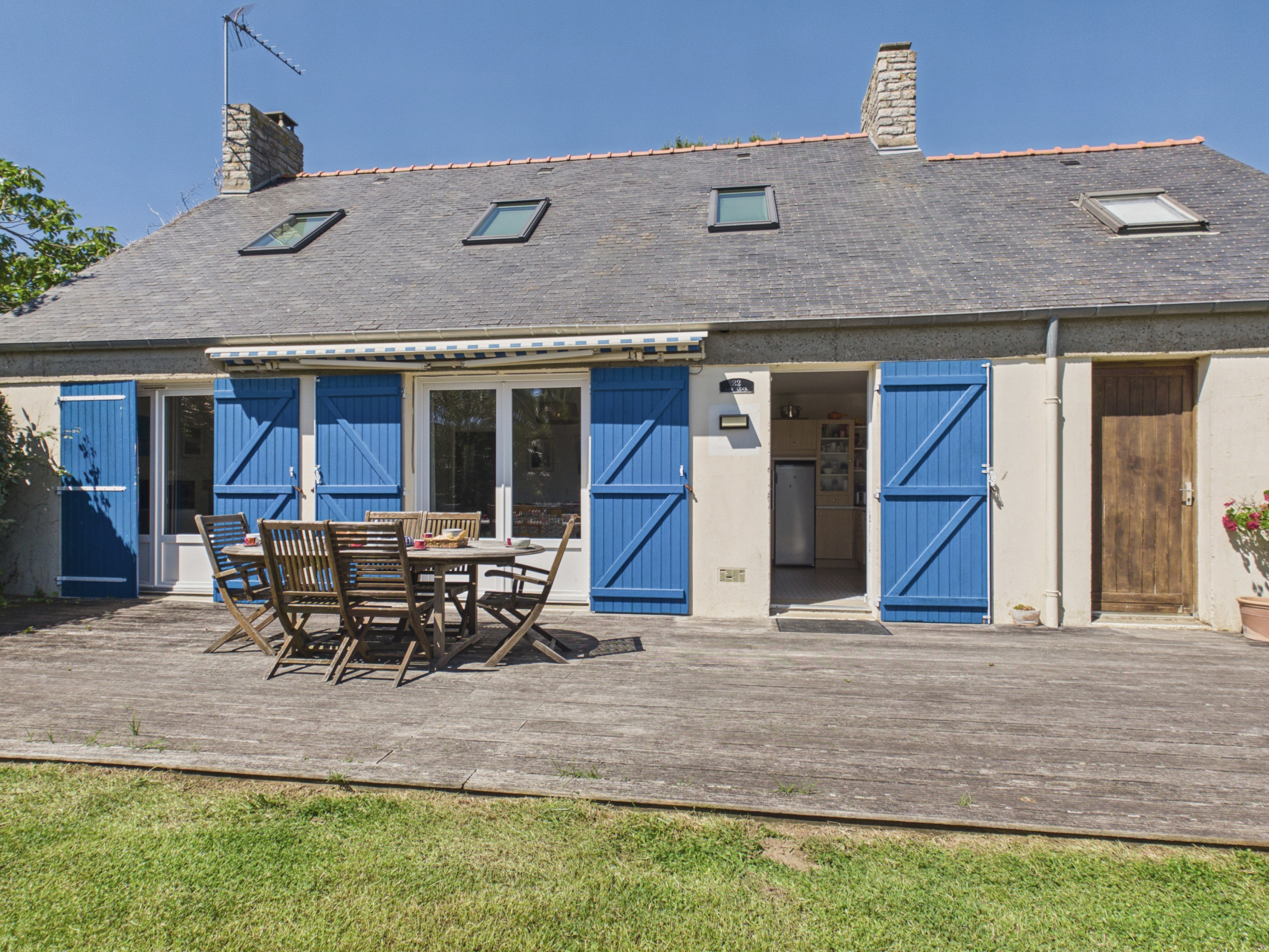 Casa en Arzon - Casa 12 pers a 950m de la playa con jardín