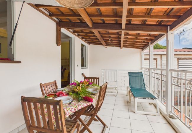 Apartamento en Les Anses-d´Arlet - A 100 m del mar – Apart terraza – para 5 personas