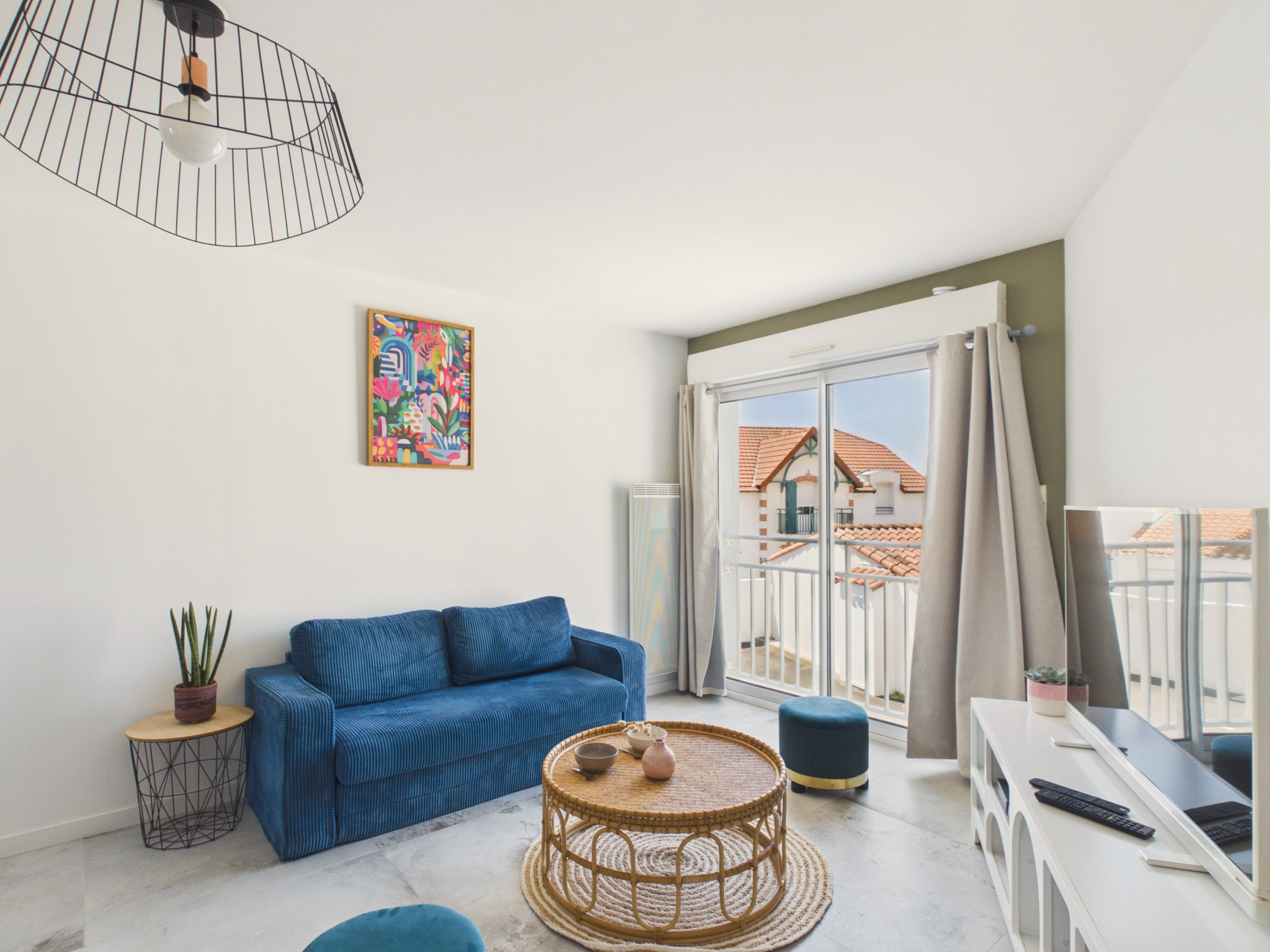 Apartamento en Saint-Hilaire-de-Riez - Apto acogedor, wifi y parking, todo a pie