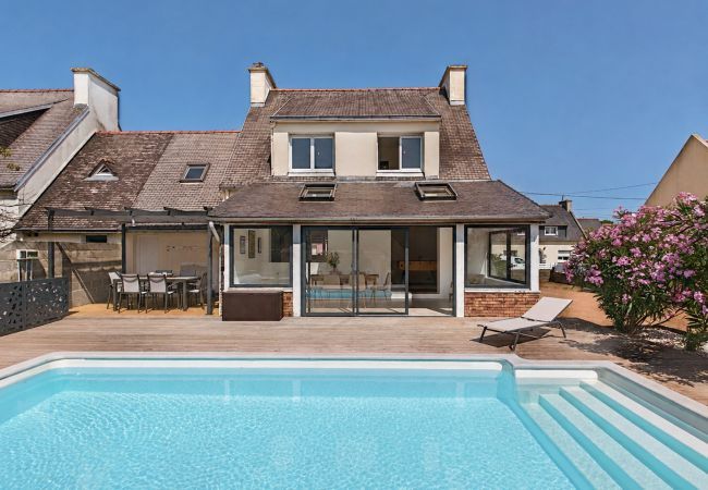 Casa en Plomeur - Casa 6 pers, piscina, petanca y futbolín