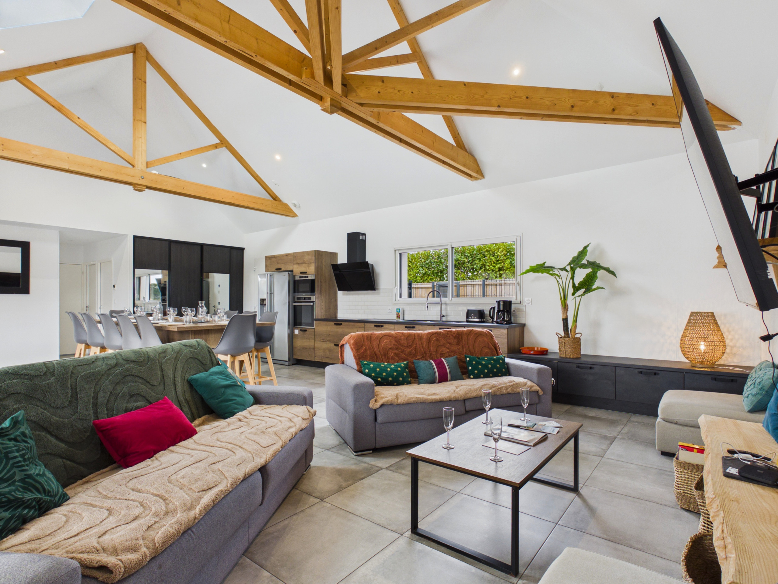 Casa en Saint-Alban - Casa 15 pers, piscina climatizada, cerca playa