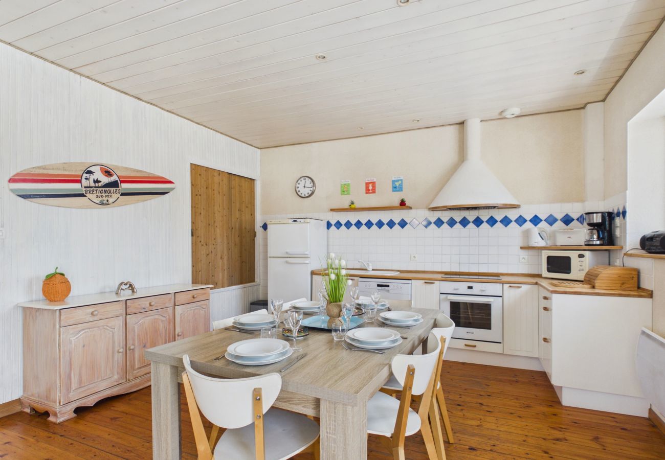 Casa en Bretignolles-sur-Mer - Casa para 6 - jardín y terraza - 300m de la playa