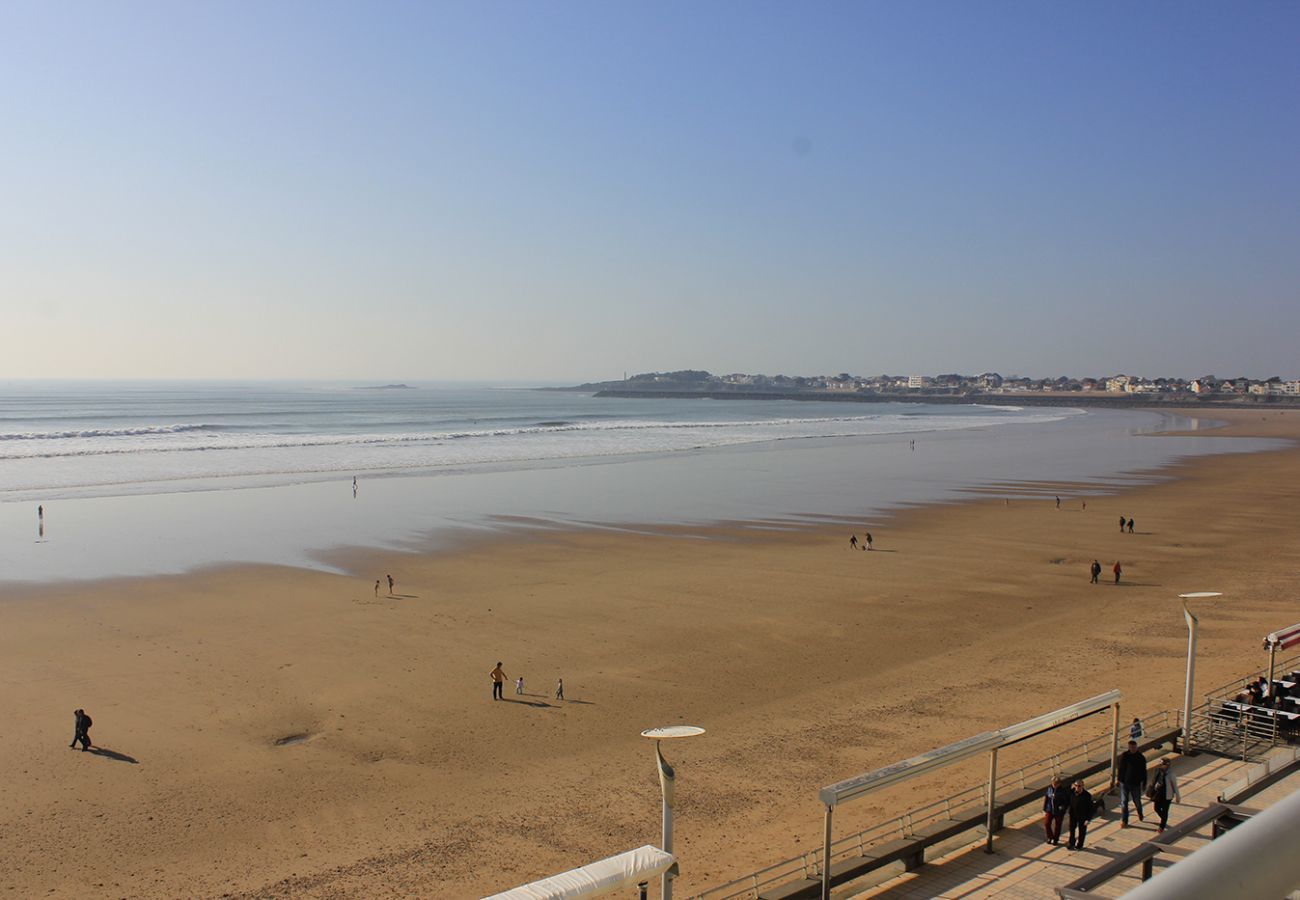 Apartamento en Saint-Gilles-Croix-de-Vie - Piso para 6 en la playa grande, St Gilles