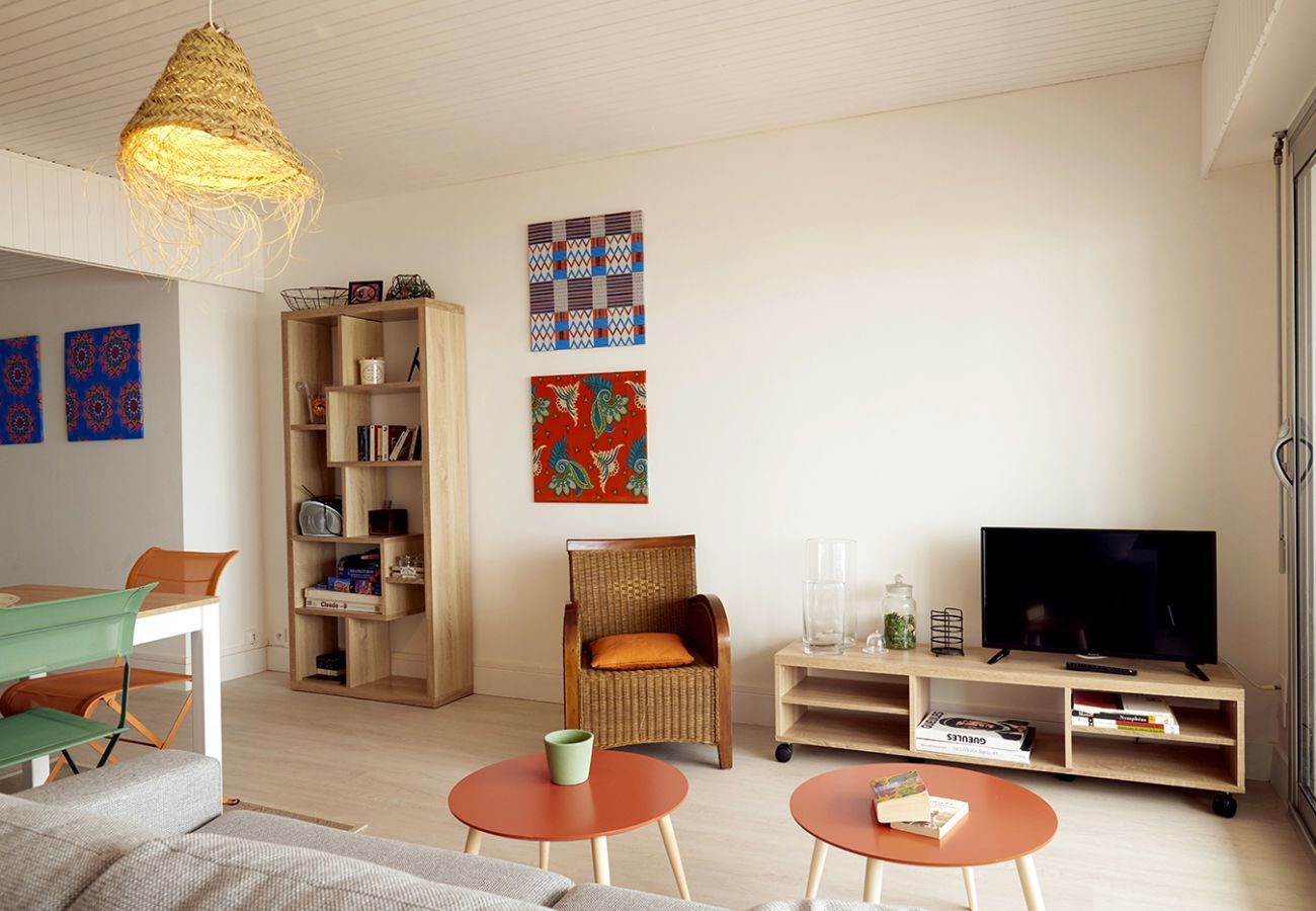 Apartamento en Saint-Gilles-Croix-de-Vie - Piso para 6 en la playa grande, St Gilles