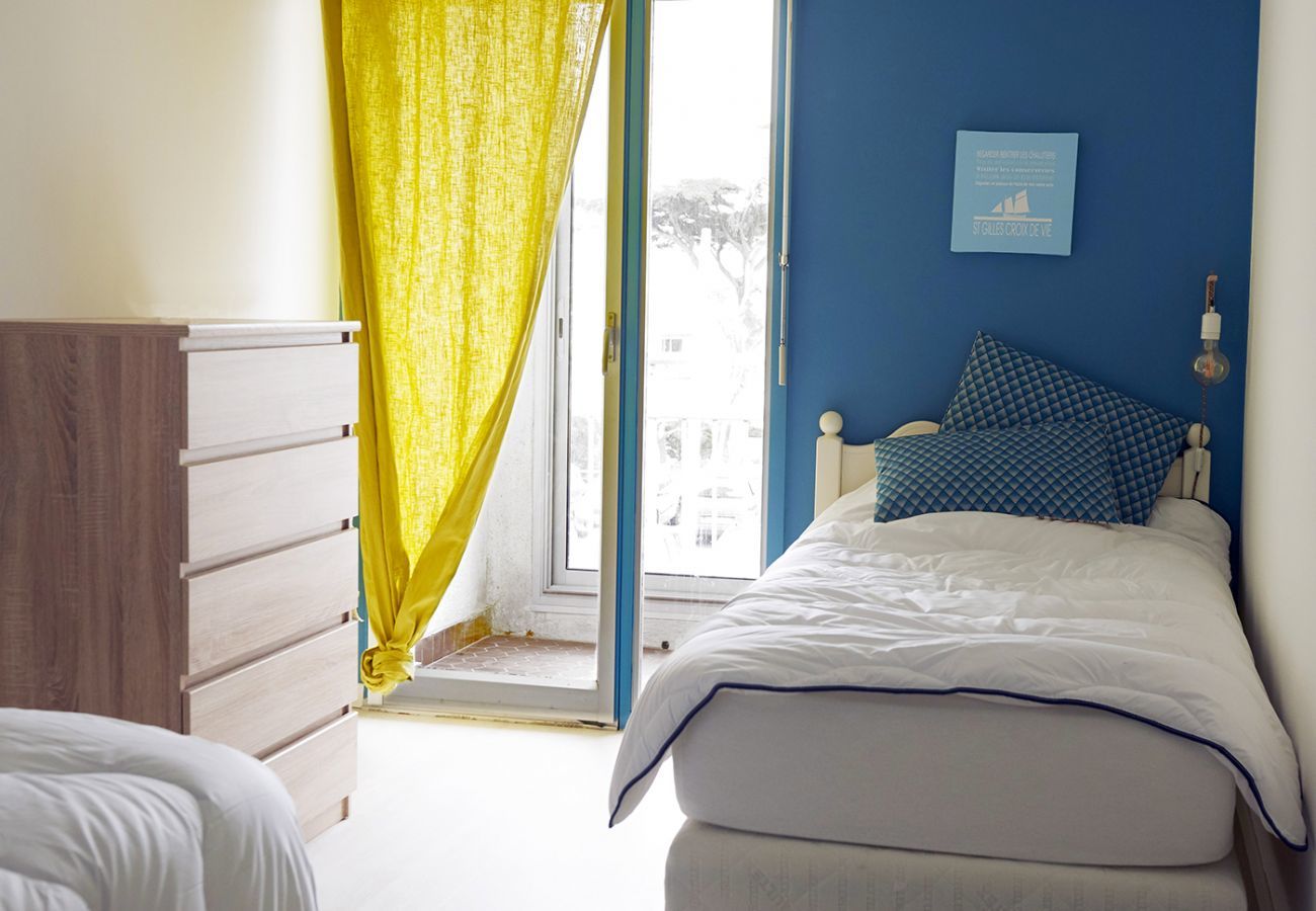 Apartamento en Saint-Gilles-Croix-de-Vie - Piso para 6 en la playa grande, St Gilles