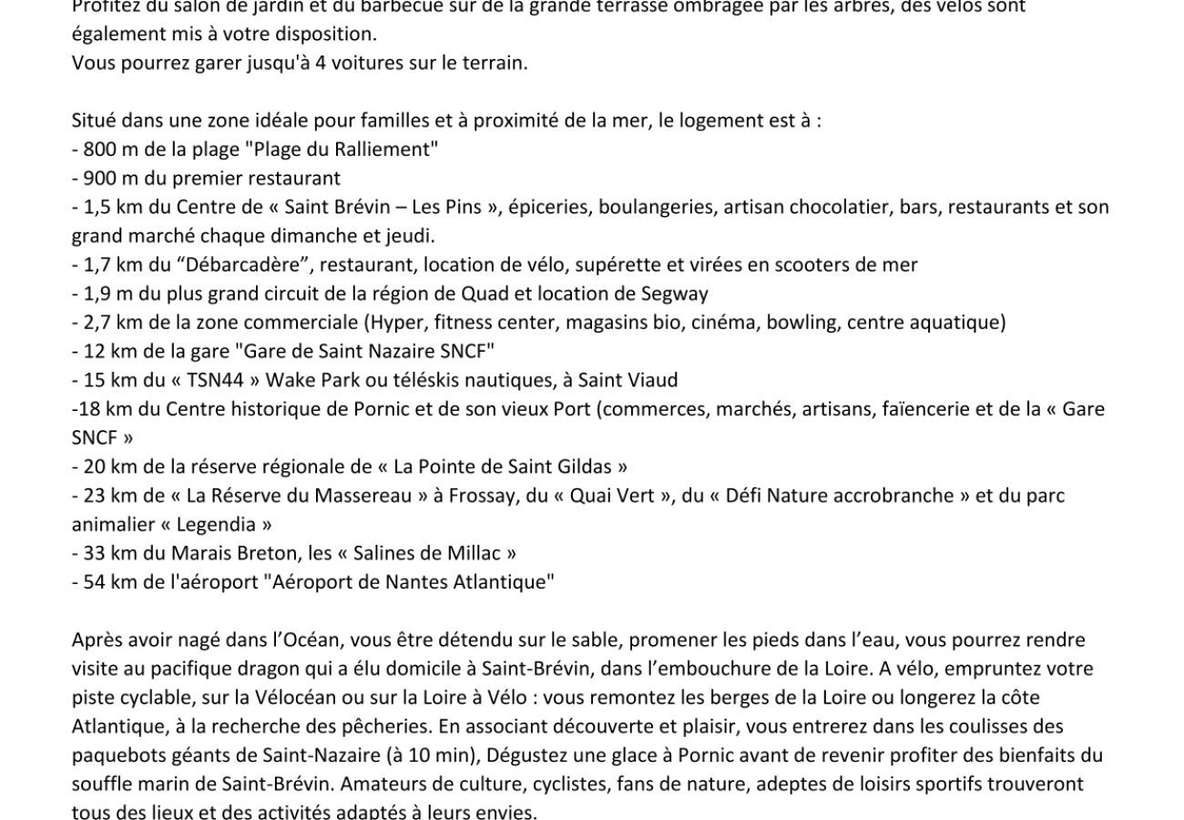 Casa en Saint-Brevin-les-Pins - Casa para 11 personas. junto al mar y cerca de la ciudad