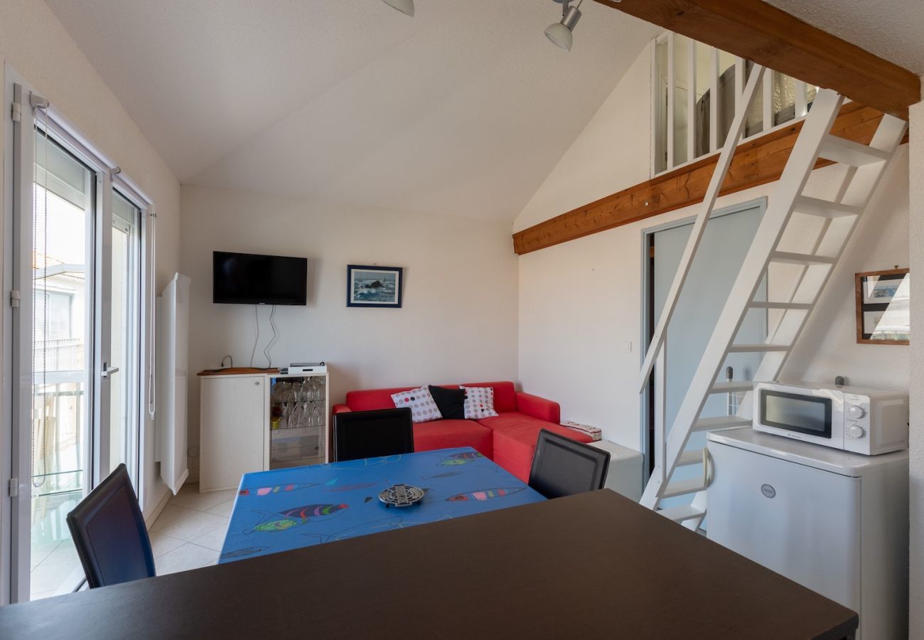 Apartamento en Saint-Hilaire-de-Riez - Piso para 5 con vistas al mar